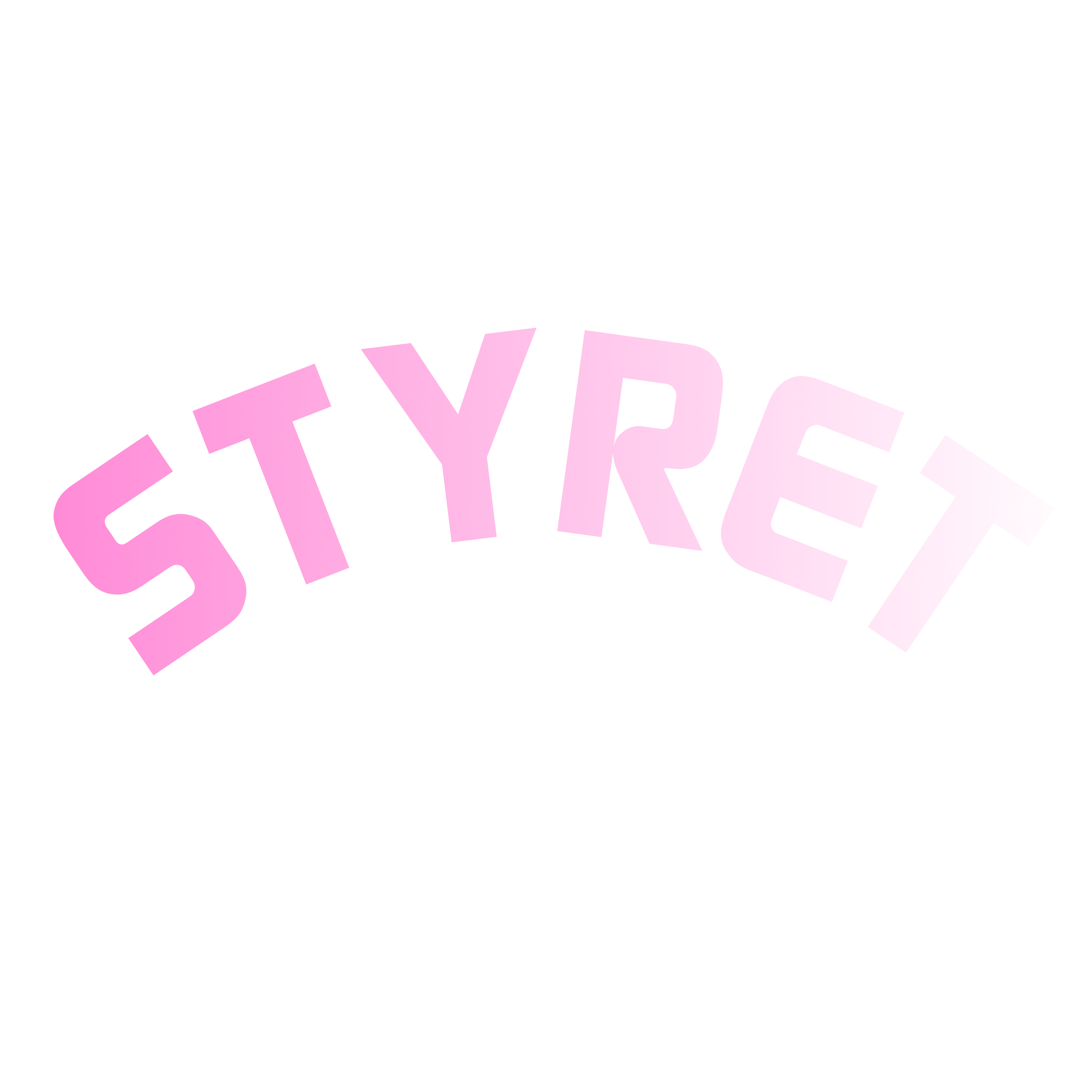 Fadderstyret t-skjorte – Mørkerosa